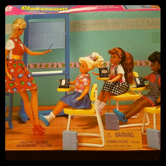 barbie classroom set